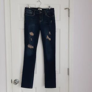 BULLHEAD distressed skinny jeans (jr sz 9)